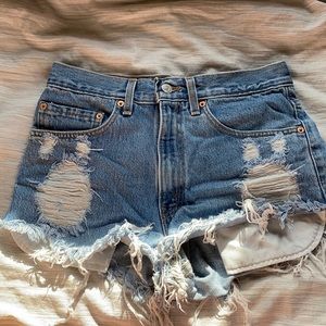 Levi denim shorts